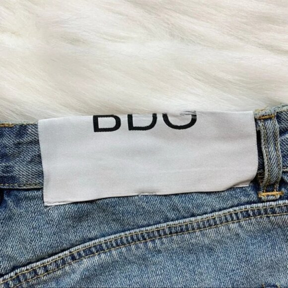 Urban Outfitters BDG Jean Shorts Jorts Distressed High Waist Cut off Denim Small - Picture 11 of 16